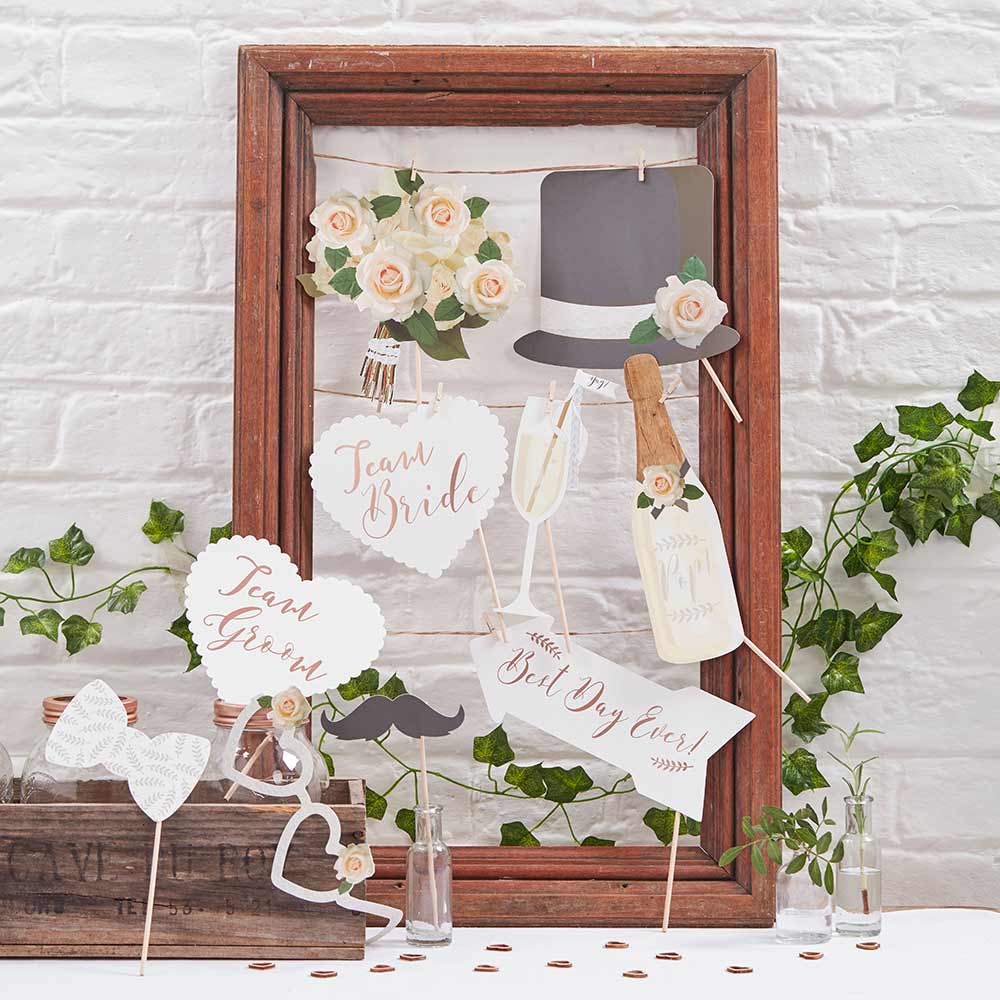 Beautiful Botanics Photo Booth Prop Set - Alternate Image 2 | My Wedding Favors