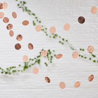 Thumbnail for Beautiful Botanics Rose Gold Circle Garland - Main Image | My Wedding Favors