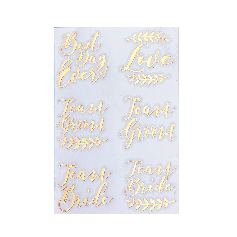 Beautiful Botanics Rose Gold Temporary Wedding Tattoos (Set of 12) - Alternate Image 2 | My Wedding Favors