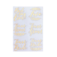 Thumbnail for Beautiful Botanics Rose Gold Temporary Wedding Tattoos (Set of 12) - Alternate Image 2 | My Wedding Favors