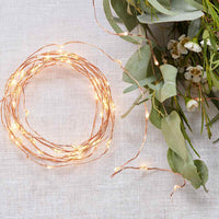 Thumbnail for Beautiful Botanics Rose Gold LED String Lights - Alternate Image 2 | My Wedding Favors