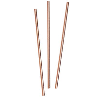 Thumbnail for Beautiful Botanics Rose Gold Paper Straws (Set of 25) - Alternate Image 2 | My Wedding Favors