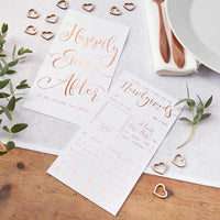 Thumbnail for Beautiful Botanics Rose Gold Happily Ever After Advice Cards (Set of 10)