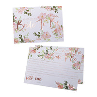 Thumbnail for Bride To Be Rose Gold Advice Cards - Main Image | My Wedding Favors