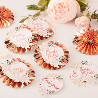 Thumbnail for Team Bride Rose Gold Bridal Party Pins - Main Image | My Wedding Favors