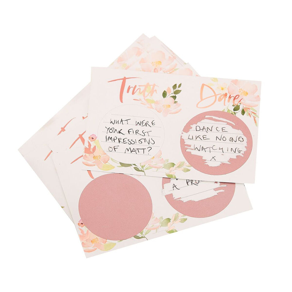 Truth or Dare Bachelorette Scratch Off Game - Alternate Image 2 | My Wedding Favors