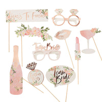 Thumbnail for Team Bride Photo Booth Prop Set - Main Image | My Wedding Favors