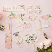 Thumbnail for Team Bride Photo Booth Prop Set - Alternate Image 2 | My Wedding Favors