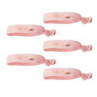 Thumbnail for Team Bride Rose Gold Wristbands - Alternate Image 3 | My Wedding Favors