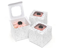 Thumbnail for Pearl Flourish - Cupcake Boxes (Package of 24) - Main Image | My Wedding Favors