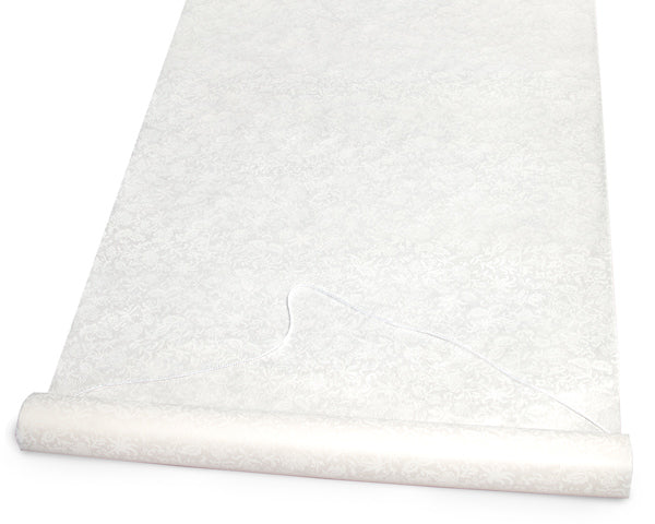 Floral Aisle Runner (White or Ivory) - Alternate Image 2 | My Wedding Favors