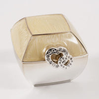 Double Heart Decorative Ring Box - Main Image | My Wedding Favors