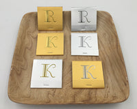 Thumbnail for Broadway Font Monogram Matches - Gold or Silver (Box of 50) - Alternate Image 2 | My Wedding Favors
