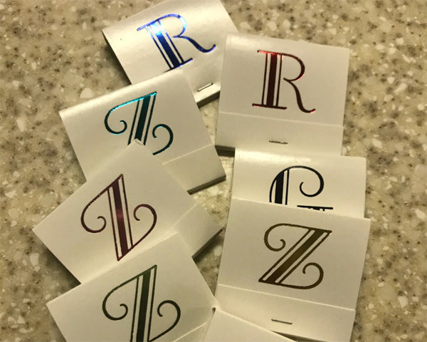 Broadway Font Monogram Matches - Ivory (Box of 50) - Main Image | My Wedding Favors