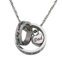 Thumbnail for Dad Forever in my Heart Memorial Necklace