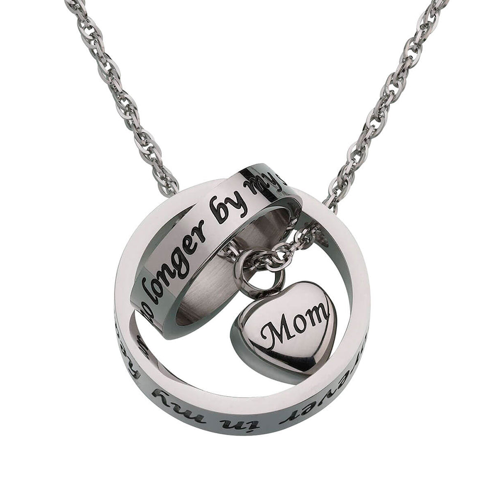 Mom Forever in my Heart Memorial Necklace