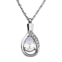 Thumbnail for Tear Drop Memorial Pendant Necklace