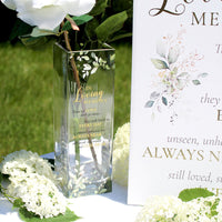Thumbnail for Botanical Memorial Vase with Sympathy Verse