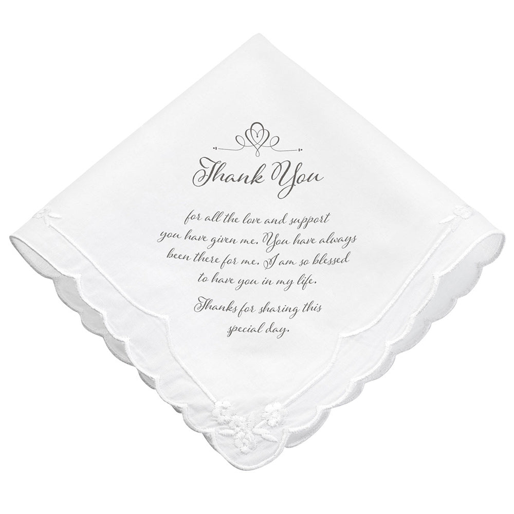 Women's Thank You Keepsake Handkerchief