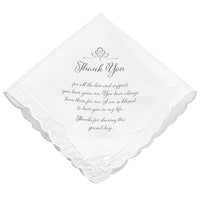 Thumbnail for Women's Thank You Keepsake Handkerchief