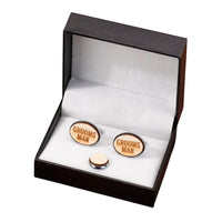 Thumbnail for Wooden Groomsman Cufflinks & Tie Tack Set