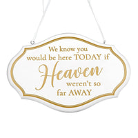 Thumbnail for Wedding Memorial Chair Sign