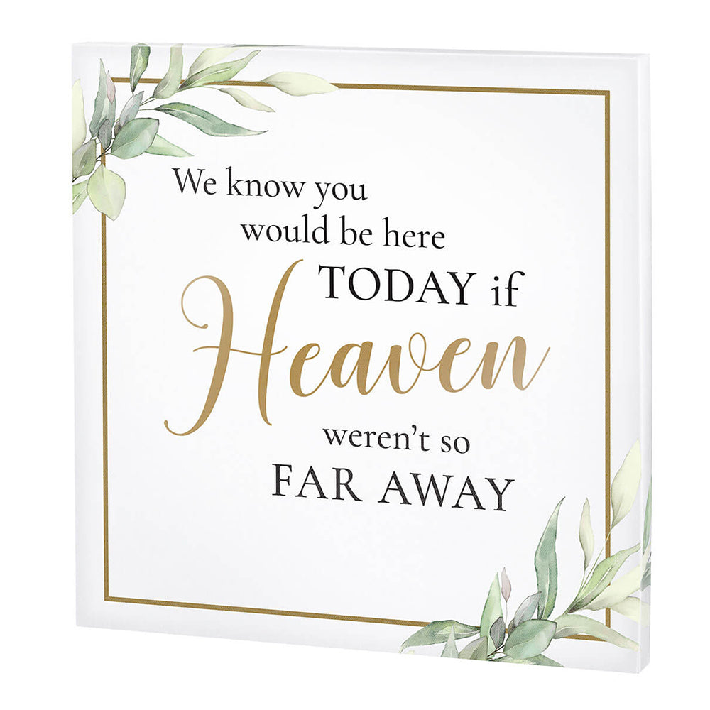 Botanical Memorial Canvas
