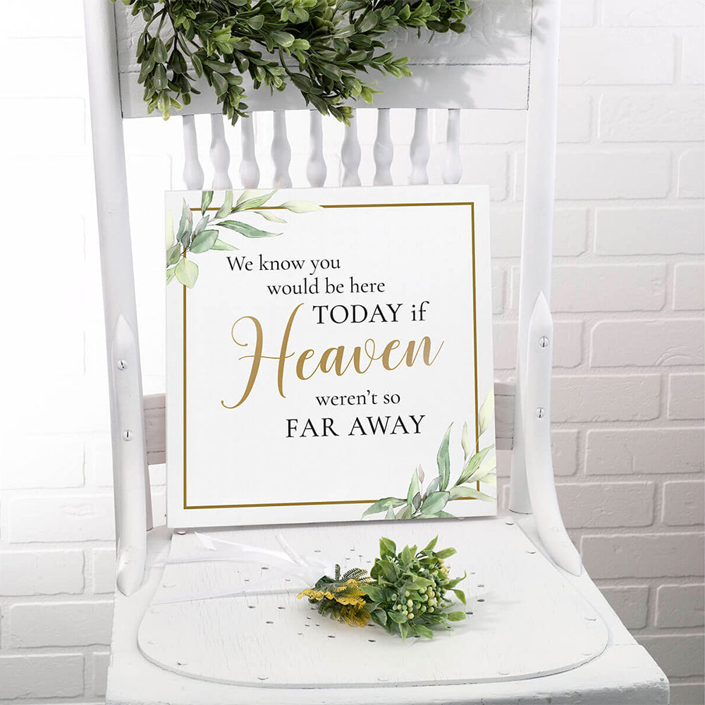 Botanical Memorial Canvas