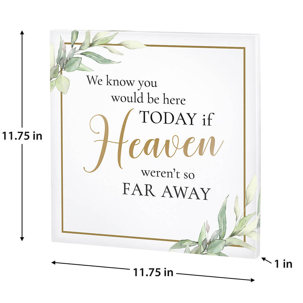 Botanical Memorial Canvas