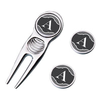 Thumbnail for Script Initial Golf Divot Tool & Marker Set