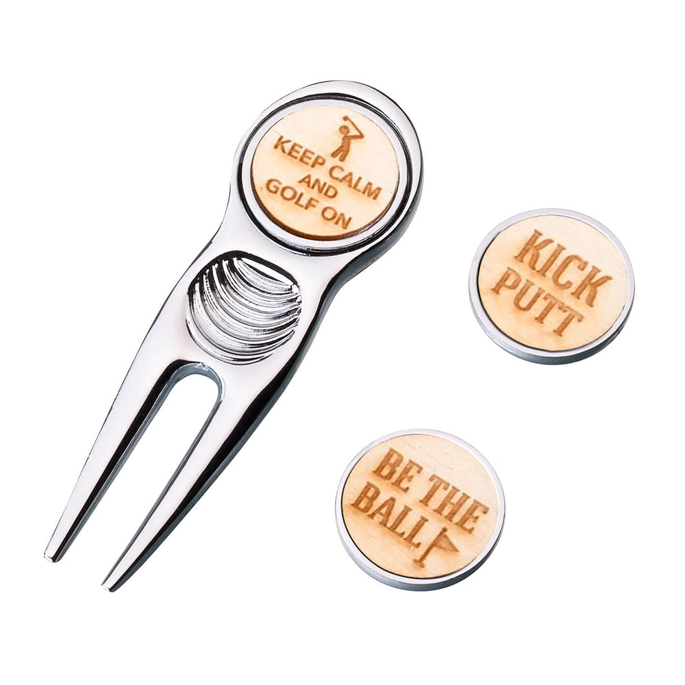 Golf Divot Tool & Marker Set