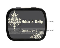 Thumbnail for Wedding Chandelier Personalized Mint Tins