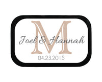 Thumbnail for Letter Monogram Personalized Mint Tins