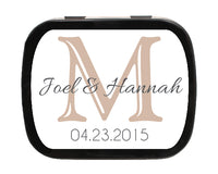 Thumbnail for Letter Monogram Personalized Mint Tins