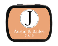 Thumbnail for Circle Monogram Personalized Mint Tins