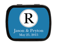 Thumbnail for Circle Monogram Personalized Mint Tins