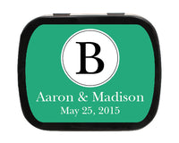 Thumbnail for Circle Monogram Personalized Mint Tins