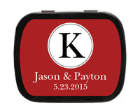 Thumbnail for Circle Monogram Personalized Mint Tins