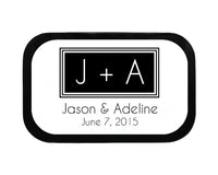 Thumbnail for Square Monogram Personalized Mint Tins