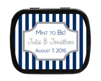 Thumbnail for Striped Box Personalized Wedding Mint Tins