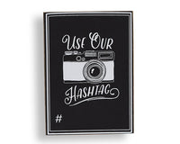 Thumbnail for Use Our Hashtag Chalkboard Sign