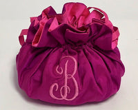 Personalized Dupioni Silk Jewelry Pouch - Alternate Image 4 | My Wedding Favors