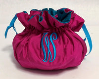 Personalized Dupioni Silk Jewelry Pouch - Alternate Image 5 | My Wedding Favors