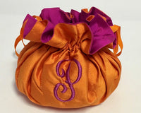 Personalized Dupioni Silk Jewelry Pouch - Alternate Image 6 | My Wedding Favors