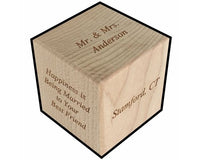 Thumbnail for Personalized Wedding Day Gift Block - Alternate Image 2 | My Wedding Favors