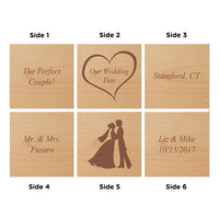 Thumbnail for Personalized Wedding Day Gift Block - Alternate Image 3 | My Wedding Favors