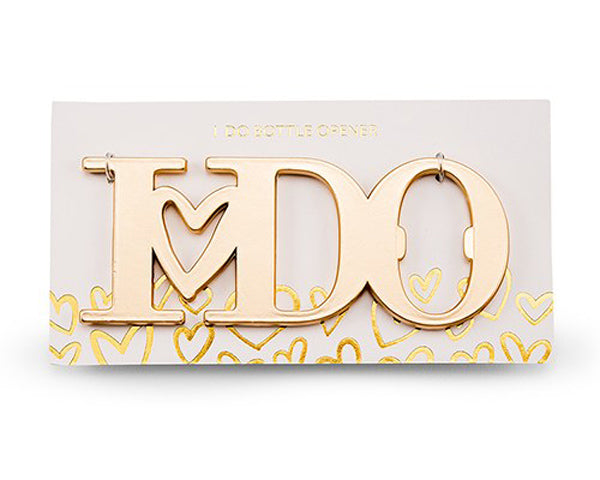 Gold I DO Bottle Opener Favor - Alternate Image 3 | My Wedding Favors