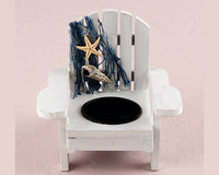 White Deck Chair Candle Holders (Set of 4) - Alternate Image 3 | My Wedding Favors