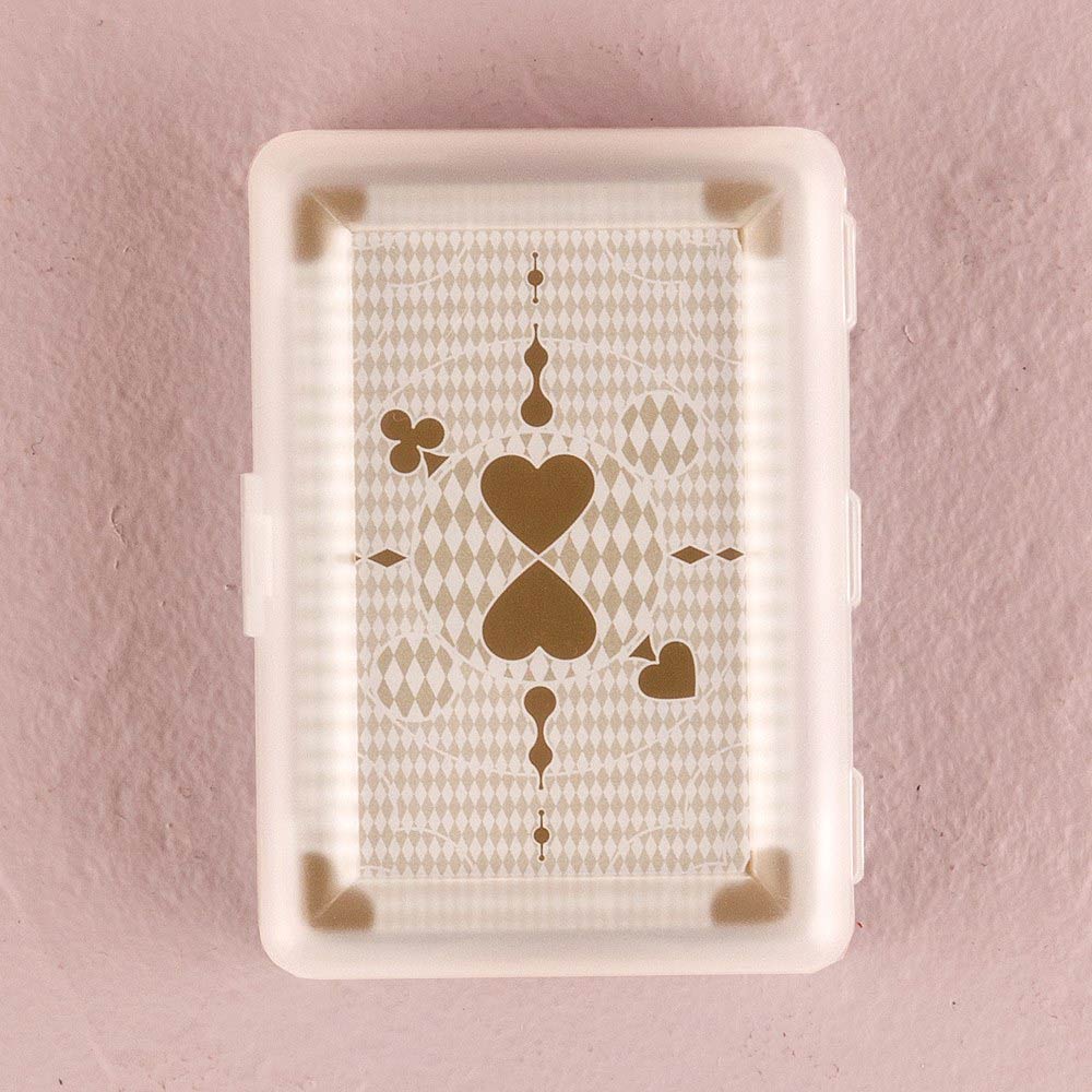 Metallic Gold Playing Cards In Plastic Case - Alternate Image 2 | My Wedding Favors