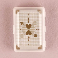 Metallic Gold Playing Cards In Plastic Case - Alternate Image 2 | My Wedding Favors